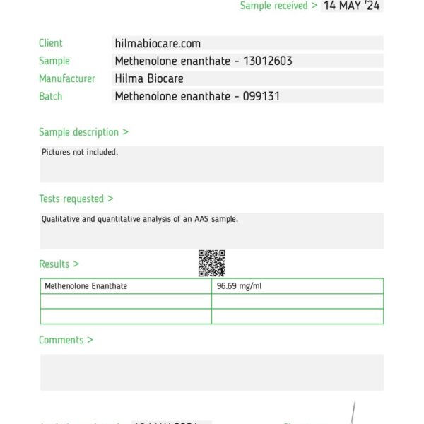 methenolone-enanthate-lab-test